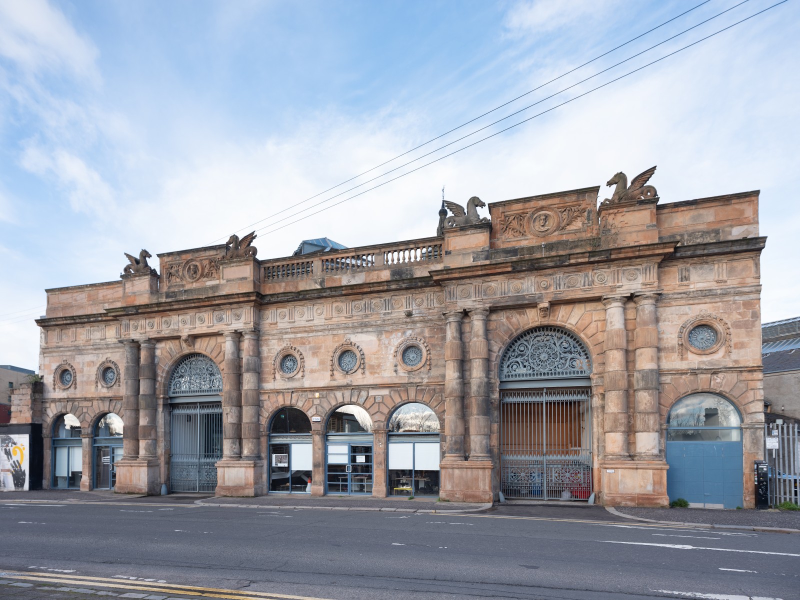 Portraits and architectural images at the Briggait.