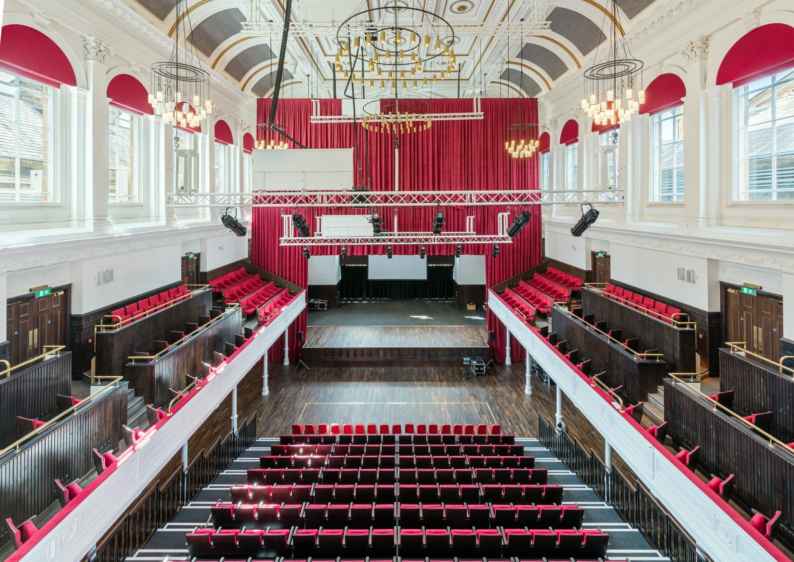 Interior architectural photography of Paisley Town Hall