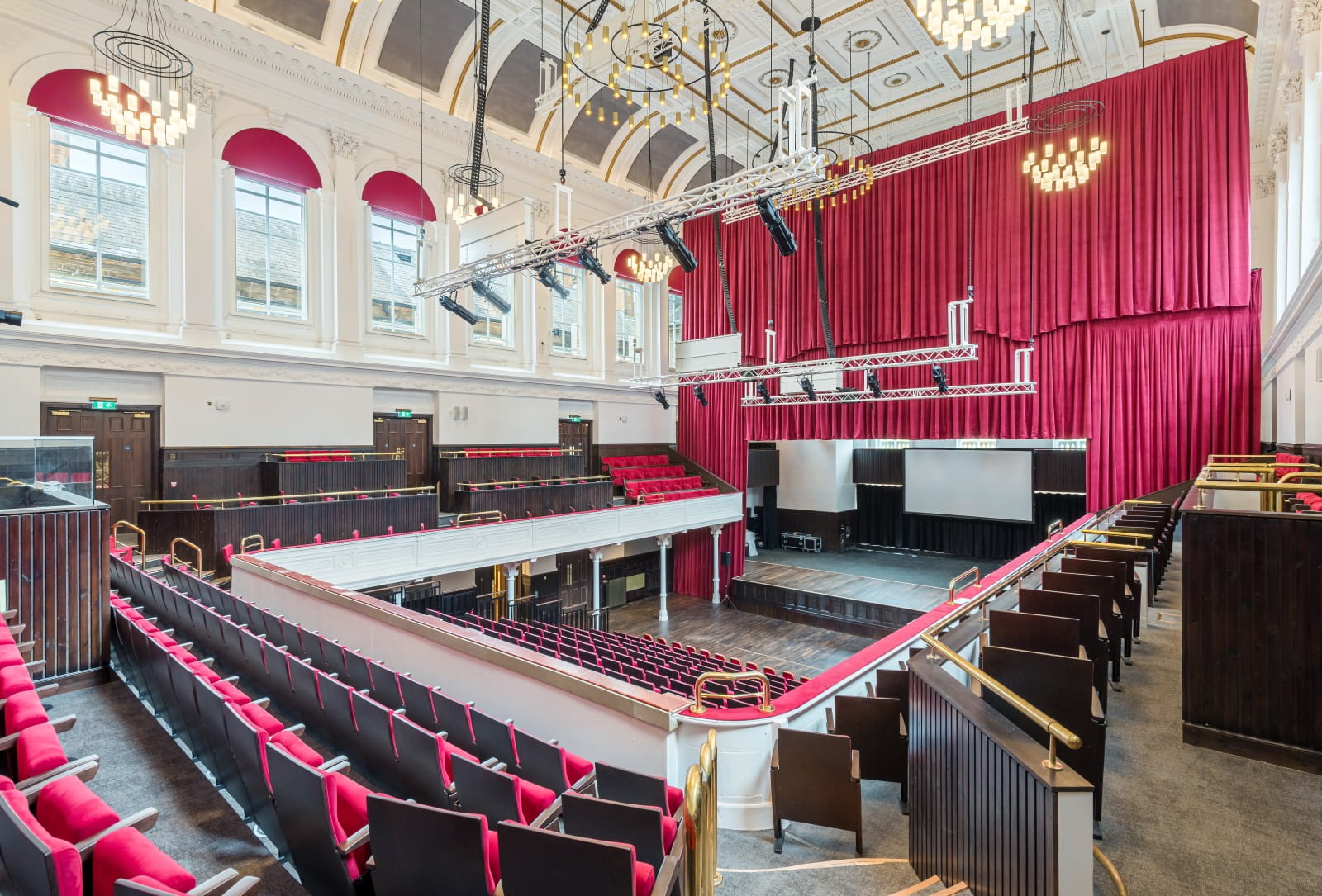 Interior architectural photography of Paisley Town Hall
