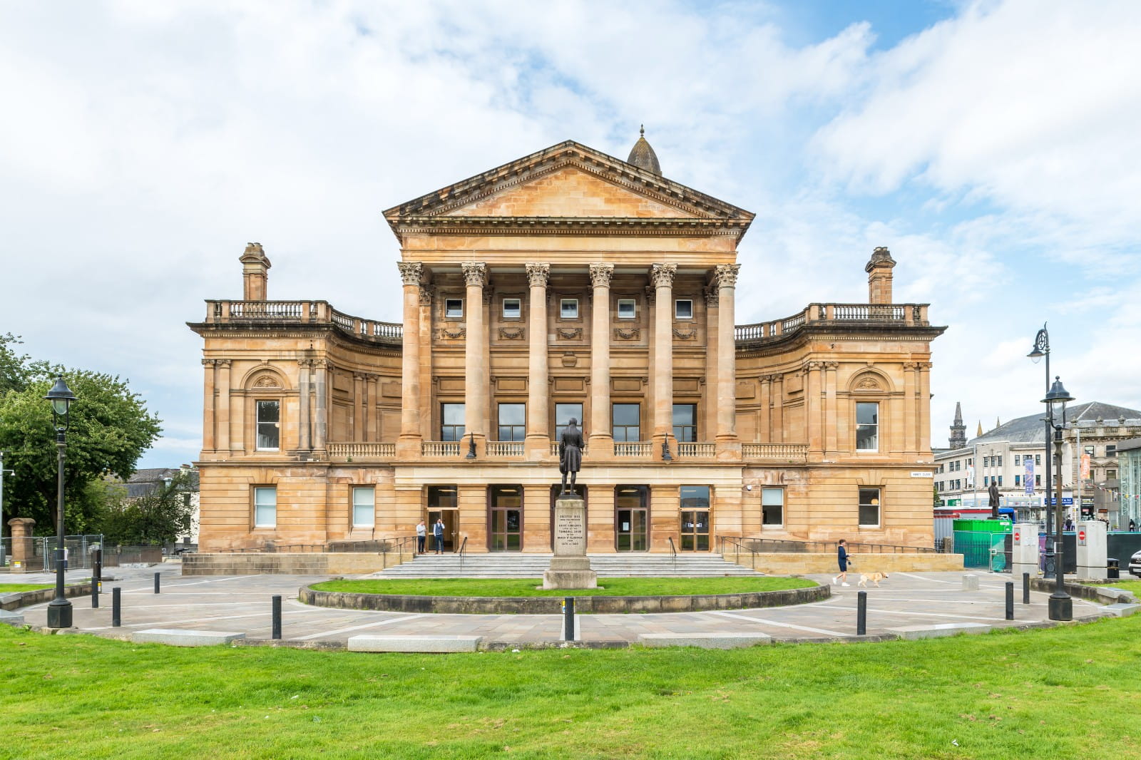 Interior architectural photography of Paisley Town Hall